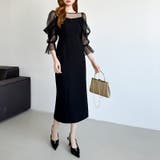 凛と華やぐ、オフショルチュールパーティードレス 結婚式ワンピース ドレス | COCOMOMO | 詳細画像23