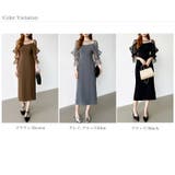 凛と華やぐ、オフショルチュールパーティードレス 結婚式ワンピース ドレス | COCOMOMO | 詳細画像34