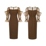 凛と華やぐ、オフショルチュールパーティードレス 結婚式ワンピース ドレス | COCOMOMO | 詳細画像36