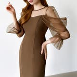 凛と華やぐ、オフショルチュールパーティードレス 結婚式ワンピース ドレス | COCOMOMO | 詳細画像5