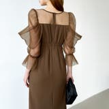 凛と華やぐ、オフショルチュールパーティードレス 結婚式ワンピース ドレス | COCOMOMO | 詳細画像6