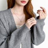 Vネックニットカーディガン カーディガン オーバーサイズ | COCOMOMO | 詳細画像19 