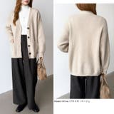 Vネックニットカーディガン カーディガン オーバーサイズ | COCOMOMO | 詳細画像27 