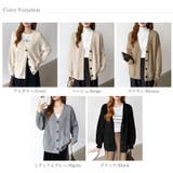 Vネックニットカーディガン カーディガン オーバーサイズ | COCOMOMO | 詳細画像42 