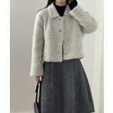 ブークレボアショートジャケット ボアジャケット ブルゾン | COCOMOMO | 詳細画像10