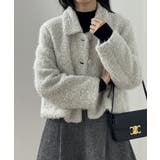 ブークレボアショートジャケット ボアジャケット ブルゾン | COCOMOMO | 詳細画像12