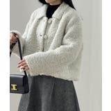 ブークレボアショートジャケット ボアジャケット ブルゾン | COCOMOMO | 詳細画像13