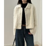 ブークレボアショートジャケット ボアジャケット ブルゾン | COCOMOMO | 詳細画像2