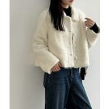 ブークレボアショートジャケット ボアジャケット ブルゾン | COCOMOMO | 詳細画像8