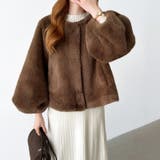 触れた瞬間、虜。ふわふわフェイクファーコート ファーコート ブルゾン | COCOMOMO | 詳細画像14 