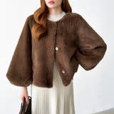 触れた瞬間、虜。ふわふわフェイクファーコート ファーコート ブルゾン | COCOMOMO | 詳細画像17 