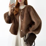 触れた瞬間、虜。ふわふわフェイクファーコート ファーコート ブルゾン | COCOMOMO | 詳細画像21 
