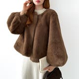 触れた瞬間、虜。ふわふわフェイクファーコート ファーコート ブルゾン | COCOMOMO | 詳細画像22 