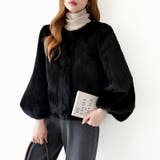 触れた瞬間、虜。ふわふわフェイクファーコート ファーコート ブルゾン | COCOMOMO | 詳細画像30 