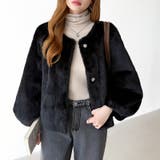 触れた瞬間、虜。ふわふわフェイクファーコート ファーコート ブルゾン | COCOMOMO | 詳細画像35 