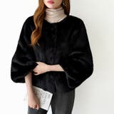 触れた瞬間、虜。ふわふわフェイクファーコート ファーコート ブルゾン | COCOMOMO | 詳細画像36 