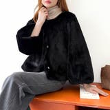 触れた瞬間、虜。ふわふわフェイクファーコート ファーコート ブルゾン | COCOMOMO | 詳細画像37 