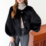 触れた瞬間、虜。ふわふわフェイクファーコート ファーコート ブルゾン | COCOMOMO | 詳細画像38 