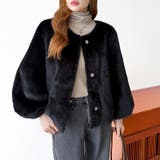 触れた瞬間、虜。ふわふわフェイクファーコート ファーコート ブルゾン | COCOMOMO | 詳細画像39 