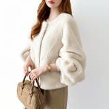 触れた瞬間、虜。ふわふわフェイクファーコート ファーコート ブルゾン | COCOMOMO | 詳細画像4 