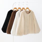 触れた瞬間、虜。ふわふわフェイクファーコート ファーコート ブルゾン | COCOMOMO | 詳細画像40 