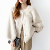 触れた瞬間、虜。ふわふわフェイクファーコート ファーコート ブルゾン | COCOMOMO | 詳細画像5 