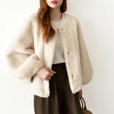触れた瞬間、虜。ふわふわフェイクファーコート ファーコート ブルゾン | COCOMOMO | 詳細画像26 