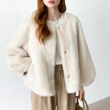 触れた瞬間、虜。ふわふわフェイクファーコート ファーコート ブルゾン | COCOMOMO | 詳細画像6 