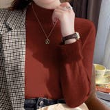 ふわふわ裏シャギーニット 裏起毛 ハイネックニット | COCOMOMO | 詳細画像14