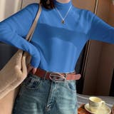 ふわふわ裏シャギーニット 裏起毛 ハイネックニット | COCOMOMO | 詳細画像16