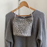 スエード調ヒョウ柄バッグ スエードバッグ バケツ型バッグ | COCOMOMO | 詳細画像2