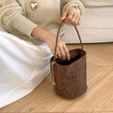 スエード調ヒョウ柄バッグ スエードバッグ バケツ型バッグ | COCOMOMO | 詳細画像4