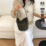 グリーン | スエード調ヒョウ柄バッグ スエードバッグ バケツ型バッグ | COCOMOMO