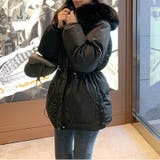 ファーフード付き中綿ダウンジャケット 中綿ジャケット アウター | COCOMOMO | 詳細画像13