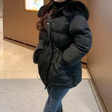 ファーフード付き中綿ダウンジャケット 中綿ジャケット アウター | COCOMOMO | 詳細画像16