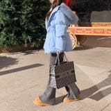 ファーフード付き中綿ダウンジャケット 中綿ジャケット アウター | COCOMOMO | 詳細画像6