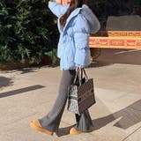 ファーフード付き中綿ダウンジャケット 中綿ジャケット アウター | COCOMOMO | 詳細画像5