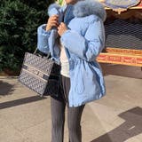 ファーフード付き中綿ダウンジャケット 中綿ジャケット アウター | COCOMOMO | 詳細画像7