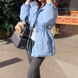 ファーフード付き中綿ダウンジャケット 中綿ジャケット アウター | COCOMOMO | 詳細画像2