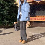 ファーフード付き中綿ダウンジャケット 中綿ジャケット アウター | COCOMOMO | 詳細画像9