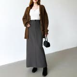 裏起毛タイトスカート ナロースカート 裏起毛 | COCOMOMO | 詳細画像26 