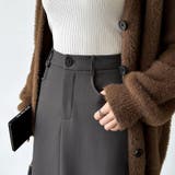 裏起毛タイトスカート ナロースカート 裏起毛 | COCOMOMO | 詳細画像28 