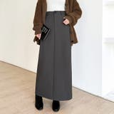 裏起毛タイトスカート ナロースカート 裏起毛 | COCOMOMO | 詳細画像31 