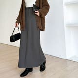 裏起毛タイトスカート ナロースカート 裏起毛 | COCOMOMO | 詳細画像32 