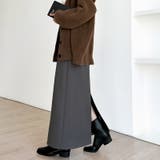 裏起毛タイトスカート ナロースカート 裏起毛 | COCOMOMO | 詳細画像33 