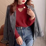 裏起毛カットアウトニット リブニット 裏起毛 | COCOMOMO | 詳細画像23