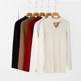 裏起毛カットアウトニット リブニット 裏起毛 | COCOMOMO | 詳細画像28