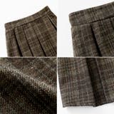 チェックスカート プリーツスカート ロングスカート | COCOMOMO | 詳細画像10 