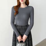 ふわふわ、あったか裏シャギー 裏起毛 メロウフリルニット | COCOMOMO | 詳細画像14