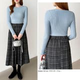 ふわふわ、あったか裏シャギー 裏起毛 メロウフリルニット | COCOMOMO | 詳細画像33